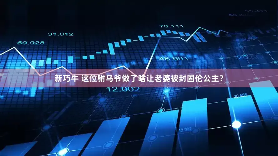 新巧牛 这位驸马爷做了啥让老婆被封固伦公主？